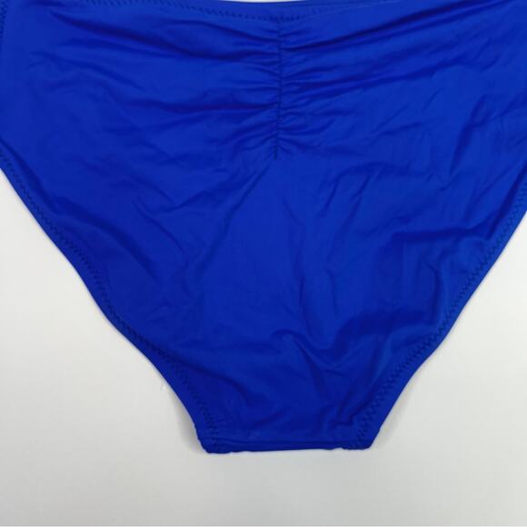 Becca color code hipster rear scrunch Bikini bottoms ultramarine blue - 2X - Picture 10 of 11